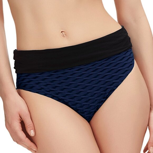 Fantasie Sarasota Fold Over Bikini Brief Swim Bottom FS6296 Sz XL - Picture 1 of 14